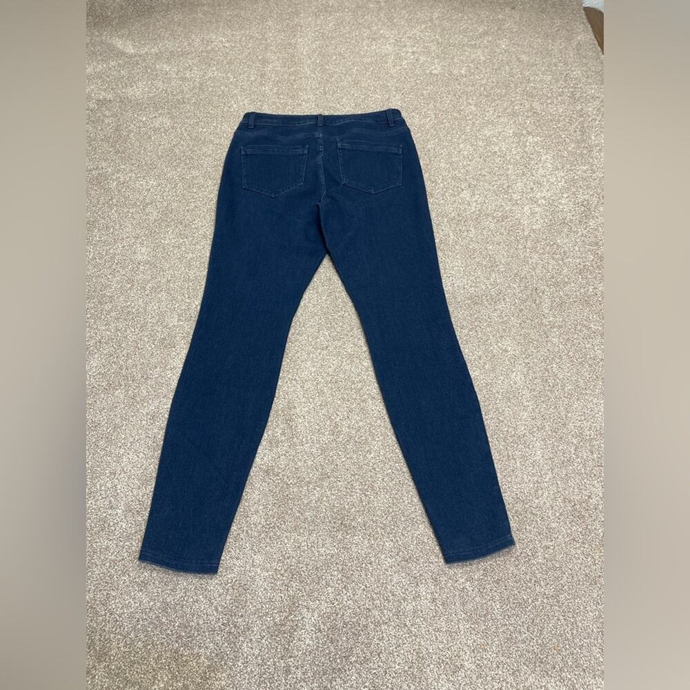 J.jill premium flex high rise jegging jeans sz 8 dark wash stretch blue jeans